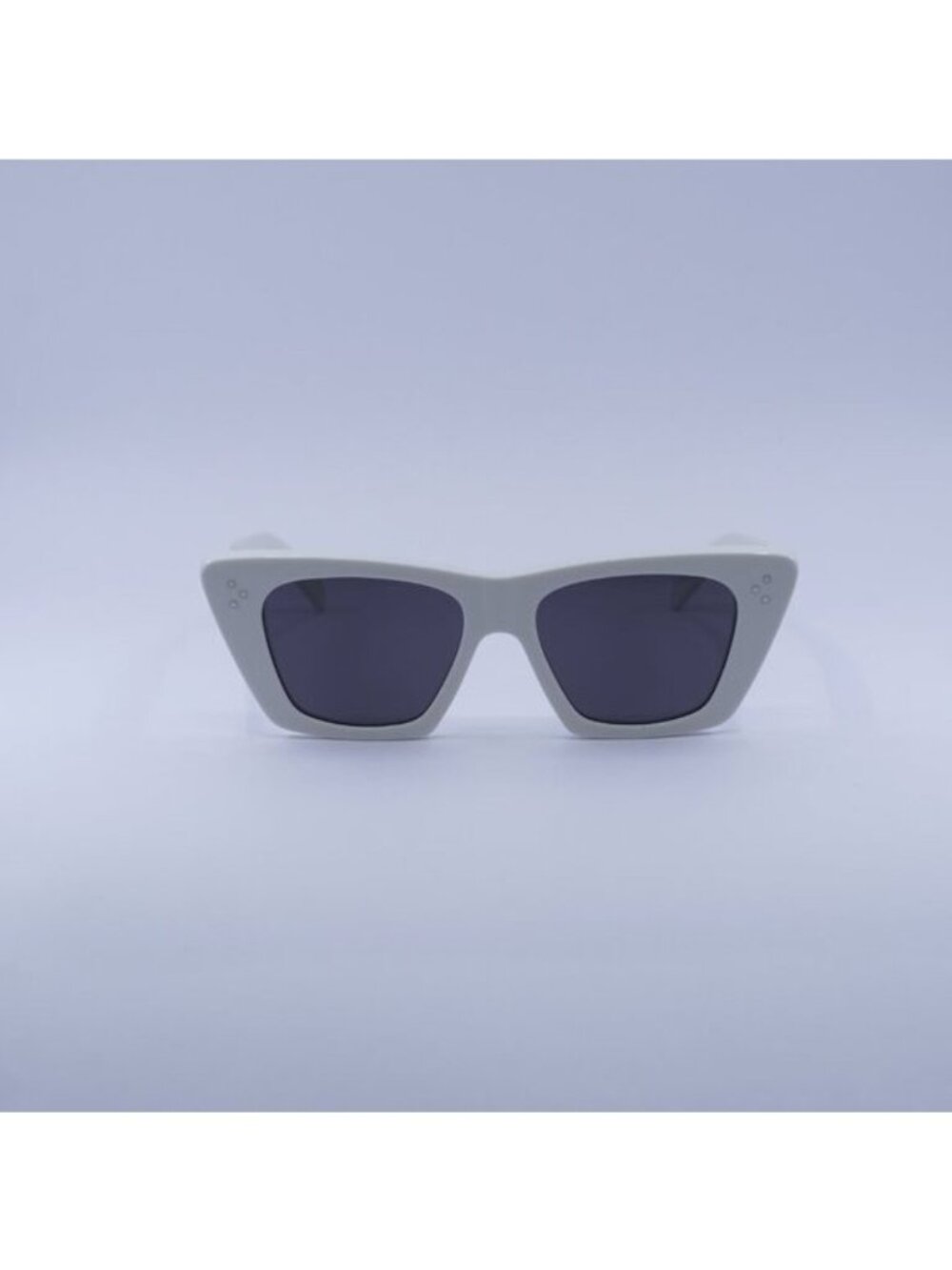 Celine CL40187I 25A Sunglasses White Cat Eye Frame, Grey Lenses - Picture 3 of 10